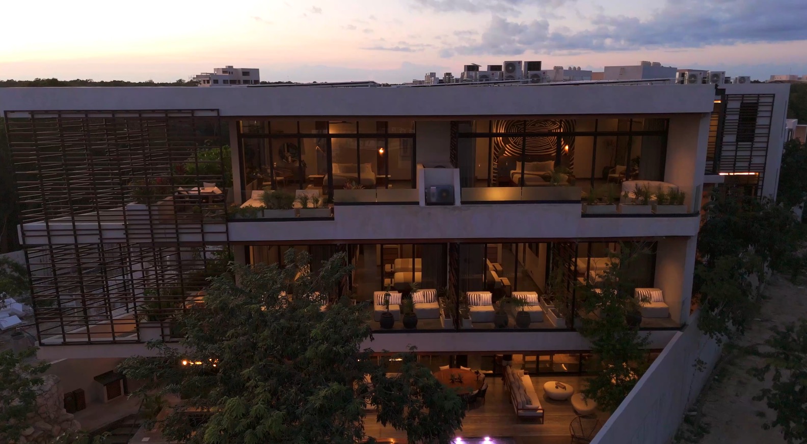 Luxury Villa at Night